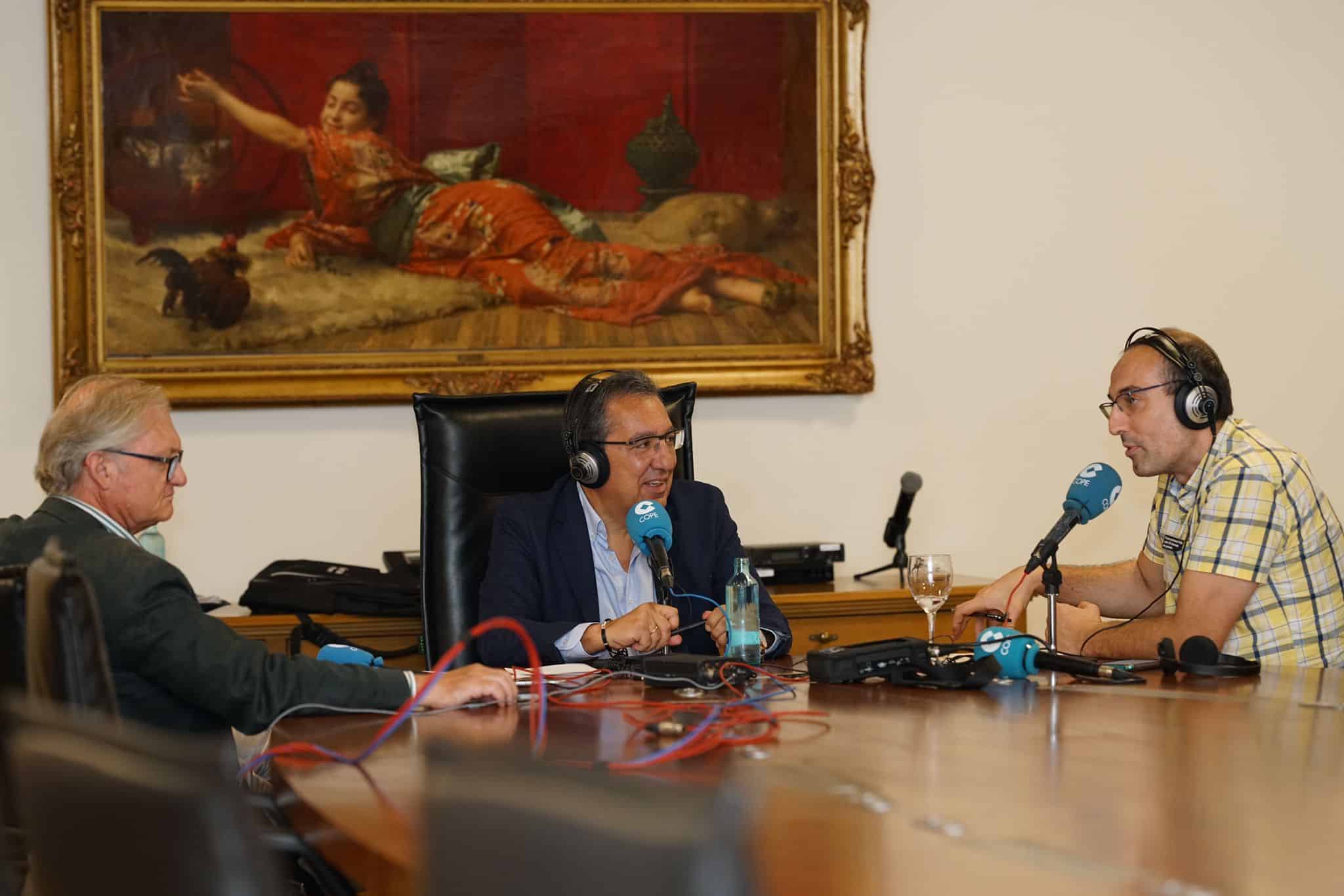 Entrevistas a Antonio Pulido en COPE Andalucía y Sevilla
